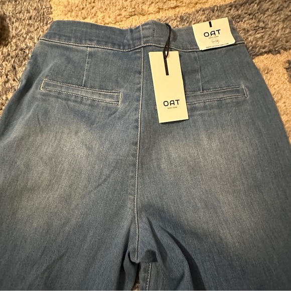 Oat New York Wide Leg High-Rise Jeans NWT Women 6/28 - Picture 3 of 16